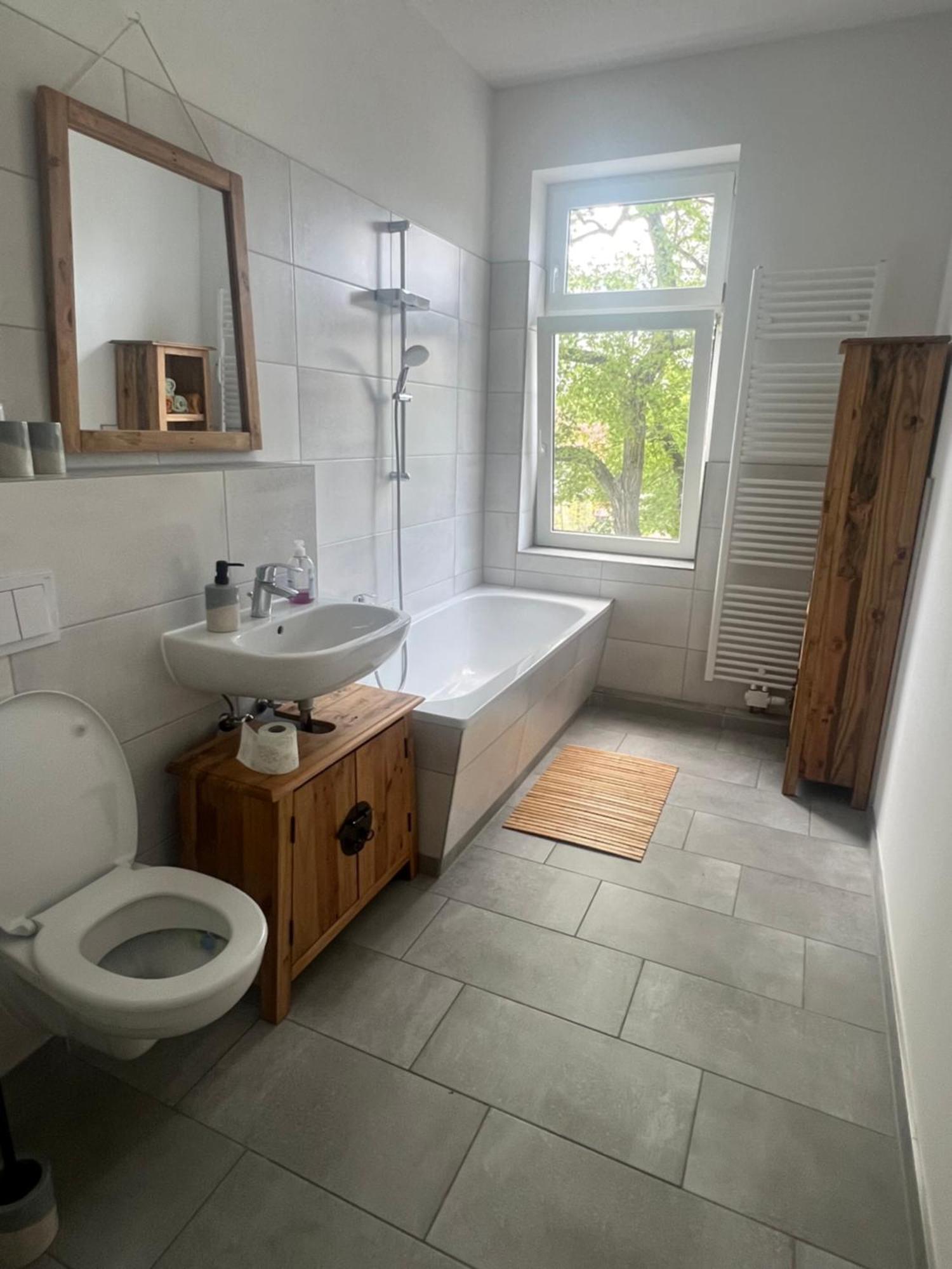 לייפציג Ferienwohnung Stock מראה חיצוני תמונה