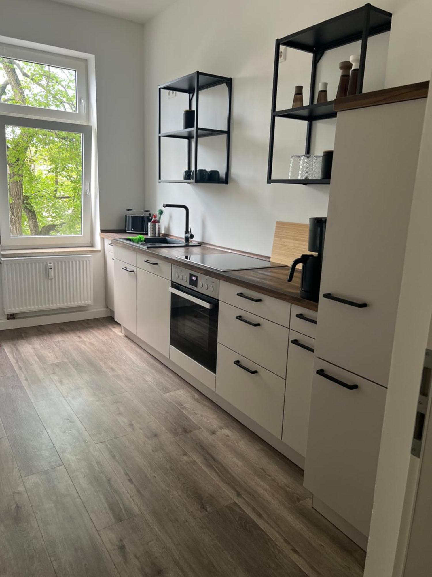 לייפציג Ferienwohnung Stock מראה חיצוני תמונה